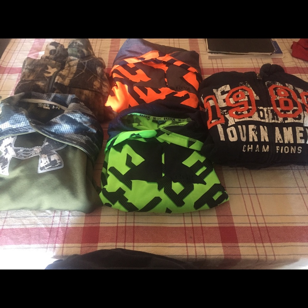 Boys under armour hoodie lot